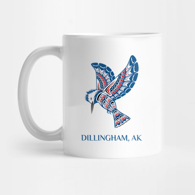 Dillingham Alaska Native American Kingfisher Gift by twizzler3b